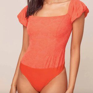 [NWT] ASTR Aegean Puff Sleeve Bodysuit